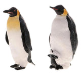 Maxbell 2x Realistic Animal Model Figurine Action Figures Educational Toy Penguin