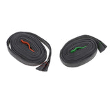 Maxbell 2Pcs 2m Travel Luggage Webbing Strap Camping Hiking Packing Bundle Belt