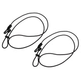 Maxbell 2 Pieces Safety Kayak Paddle Leash Fishing Rod Cord Black