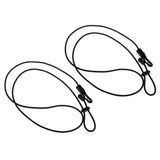 Maxbell 2 Pieces Safety Kayak Paddle Leash Fishing Rod Cord Black