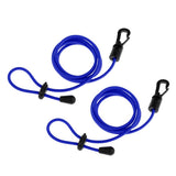 Maxbell 2 Pieces Safety Kayak Paddle Leash Fishing Rod Cord Royal Blue