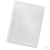 Maxbell 5Pieces Waterproof Passport Cover Clear Plastic ID Card Protector Case clear
