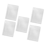 Maxbell 5Pieces Waterproof Passport Cover Clear Plastic ID Card Protector Case clear