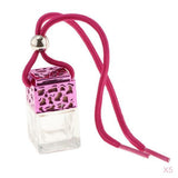 Maxbell 5x Empty Refillable Glass Perfume Bottle Hanging Pendant Car Home Decor
