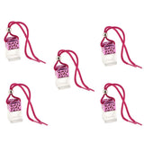 Maxbell 5x Empty Refillable Glass Perfume Bottle Hanging Pendant Car Home Decor
