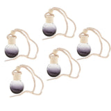 Maxbell 10ml Empty Perfume Bottle Pendant Car Hanging Ornament Home Decor 5Pieces