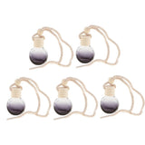Maxbell 10ml Empty Perfume Bottle Pendant Car Hanging Ornament Home Decor 5Pieces
