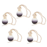 Maxbell 10ml Empty Perfume Bottle Pendant Car Hanging Ornament Home Decor 5Pieces
