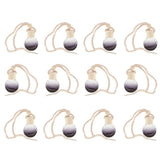 Maxbell 10ml Empty Perfume Bottle Pendant Car Hanging Ornament Home Decor 12Pieces
