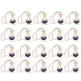 Maxbell 20Pcs 10ml Empty Perfume Bottle Car Hanging Pendant Home Decor Round