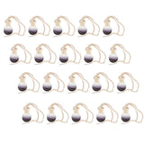 Maxbell 20Pcs 10ml Empty Perfume Bottle Car Hanging Pendant Home Decor Round