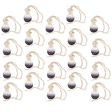 Maxbell 20Pcs 10ml Empty Perfume Bottle Car Hanging Pendant Home Decor Round