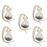 Maxbell 5Pcs 10ml Empty Perfume Bottle Car Hanging Pendant Home Decor Pumpkin