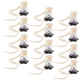 Maxbell 12Pcs 10ml Empty Perfume Bottle Car Hanging Pendant Home Decor Flower