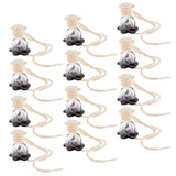 Maxbell 12Pcs 10ml Empty Perfume Bottle Car Hanging Pendant Home Decor Flower