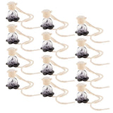 Maxbell 12Pcs 10ml Empty Perfume Bottle Car Hanging Pendant Home Decor Flower