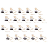 Maxbell 20Pcs 10ml Empty Perfume Bottle Car Hanging Pendant Home Decor Flower