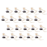 Maxbell 20Pcs 10ml Empty Perfume Bottle Car Hanging Pendant Home Decor Flower