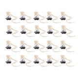 Maxbell 20Pcs 10ml Empty Perfume Bottle Car Hanging Pendant Home Decor Flower