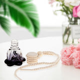 Maxbell 20Pcs 10ml Empty Perfume Bottle Car Hanging Pendant Home Decor Flower