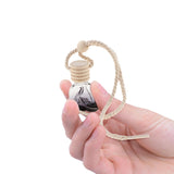 Maxbell 20Pcs 10ml Empty Perfume Bottle Car Hanging Pendant Home Decor Flower