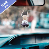 Maxbell 20Pcs 10ml Empty Perfume Bottle Car Hanging Pendant Home Decor Flower