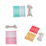 Maxbell Lot 36 Pieces Hair Curler Clamps Hairdreser Perm Rods Hair Styling DIY Tools
