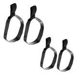 Maxbell 4 Pieces Large and Small Scuba Diving Stage Tank Bottle Hose Retainer Band