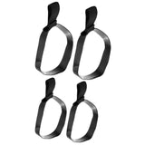 Maxbell 4 Pieces Large and Small Scuba Diving Stage Tank Bottle Hose Retainer Band