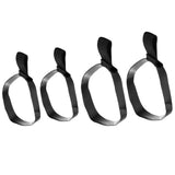 Maxbell 4 Pieces Large and Small Scuba Diving Stage Tank Bottle Hose Retainer Band