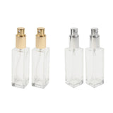 Maxbell 4Pcs 30ml Glass Perfume Empty Bottle Atomizer Pump Sprayer Refillable Travel
