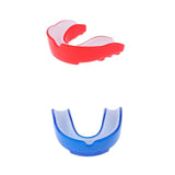 Maxbell EVA Mouth Guard Mouthguard Gum Shield Boxing MMA Teeth Protection Red & Blue