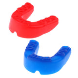 Maxbell EVA Mouth Guard Mouthguard Gum Shield Boxing MMA Teeth Protection Red & Blue