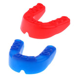 Maxbell EVA Mouth Guard Mouthguard Gum Shield Boxing MMA Teeth Protection Red & Blue