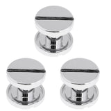 Maxbell 3Pcs Scuba Diving Dive Book Screw Back Plate for Scuba Diving BCD Equipment