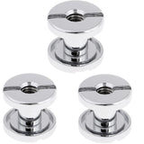 Maxbell 3Pcs Scuba Diving Dive Book Screw Back Plate for Scuba Diving BCD Equipment