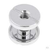 Maxbell 3Pcs Scuba Diving Dive Book Screw Back Plate for Scuba Diving BCD Equipment