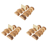 Maxbell 30Pcs Rustic Wood Place Card Holder Party Wedding Table Name Card Holder