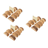 Maxbell 30Pcs Rustic Wood Place Card Holder Party Wedding Table Name Card Holder