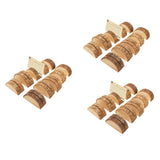 Maxbell 30Pcs Rustic Wood Place Card Holder Party Wedding Table Name Card Holder