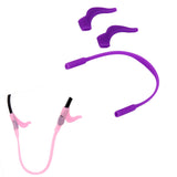 Maxbell 2 Pieces Silicone Children's Eyeglasses Rope Strap Cord +Anti Slip Ear Hooks