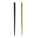 Maxbell Women Vintage Carved Wooden Hair Sticks Pin Hair Accessories Wood+Black