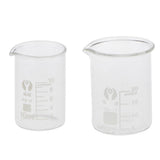 Maxbell Low Form Glass Measuring Graduated Beaker Chemistry Lab glassware 20ml 10ml