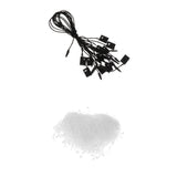 Maxbell 2000x Clothing Hang Tag String Fastener Labeling Tagging Square Black/ White