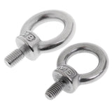 Maxbell Stainless Steel DIN580 Machine Shoulder Lift Eye Bolt Marine M6x11mm&M8x13mm