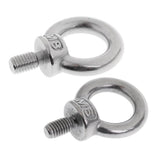 Maxbell Stainless Steel DIN580 Machine Shoulder Lift Eye Bolt Marine M6x11mm&M8x13mm