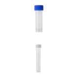 Maxbell 5Pcs 10ml&10Pcs 5ml Plastic Graduated Cryovial Test Tube Sample w/ Screw Cap