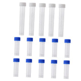 Maxbell 5Pcs 10ml&10Pcs 5ml Plastic Graduated Cryovial Test Tube Sample w/ Screw Cap