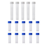 Maxbell 5Pcs 10ml&10Pcs 5ml Plastic Graduated Cryovial Test Tube Sample w/ Screw Cap