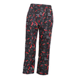 Maxbell 2 Pieces Stylish Restaurant Cafe Chef Waiter Pants Trousers Uniform Unisex